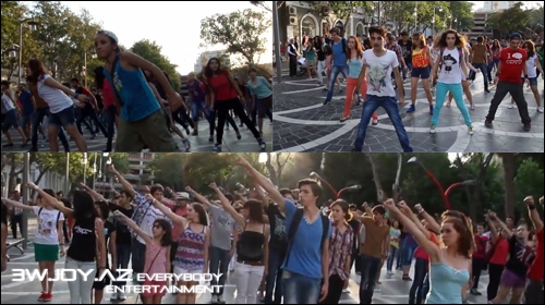 DRILL Flashmob in Baku | FLASHMOB Azerbaijan \ yeni