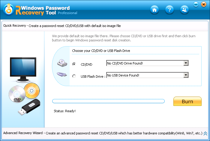 Windows Password Recovery Tool Professional 6.4.5.0