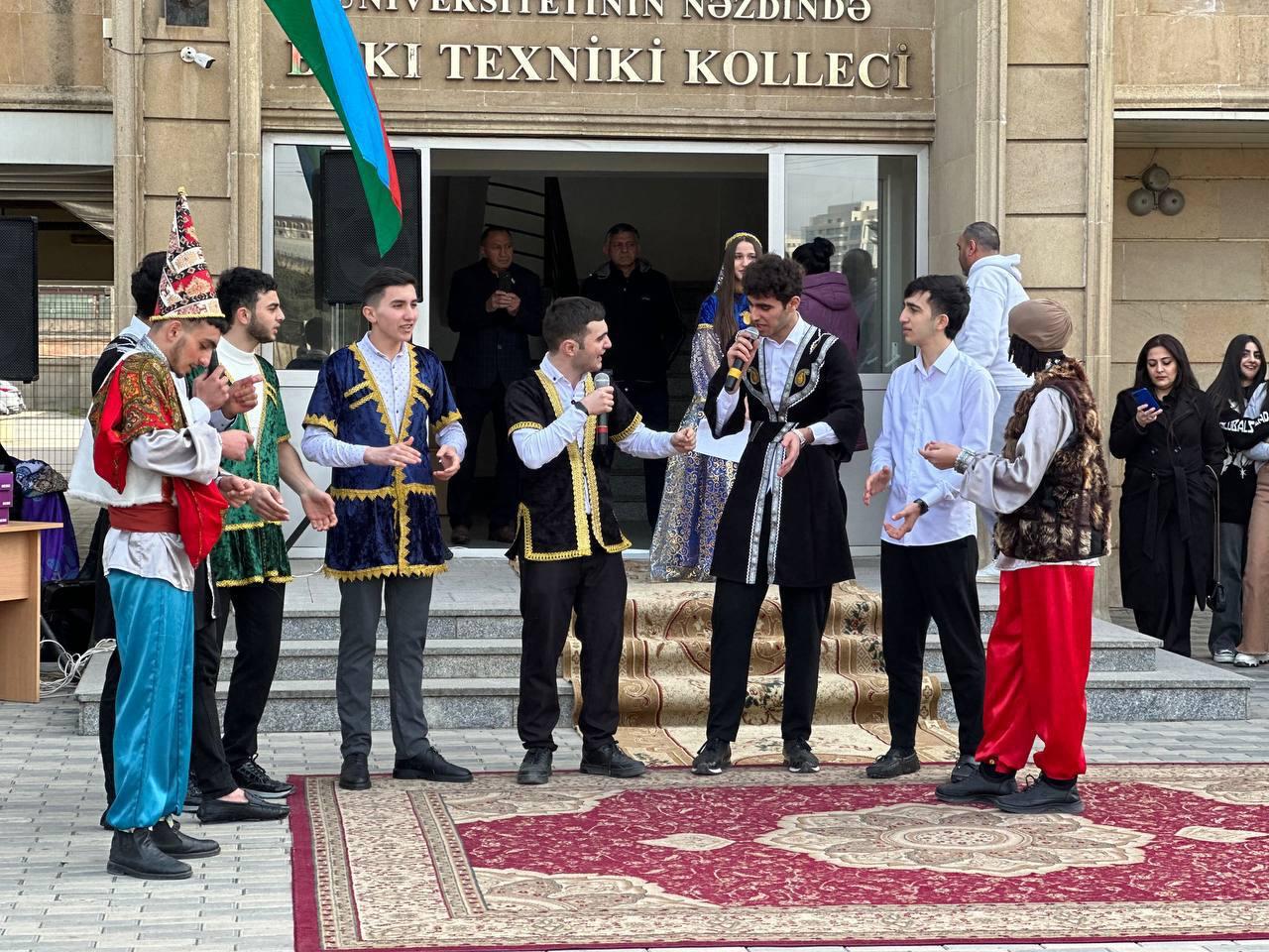 Bakı Texniki Kollecində Novruz bayramı keçirildi.
