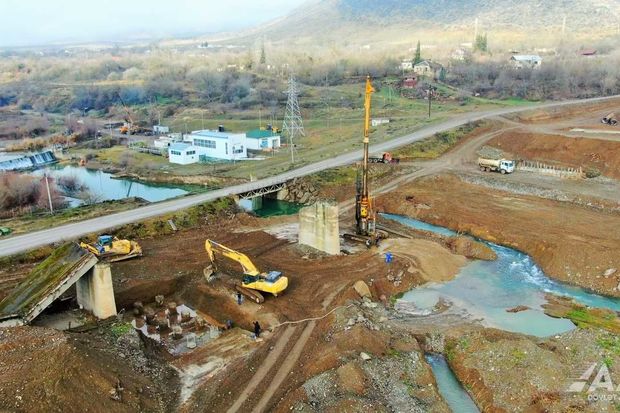 Ağdərə-Ağdam avtomobil yolunun inşasına başlanıldı – FOTO