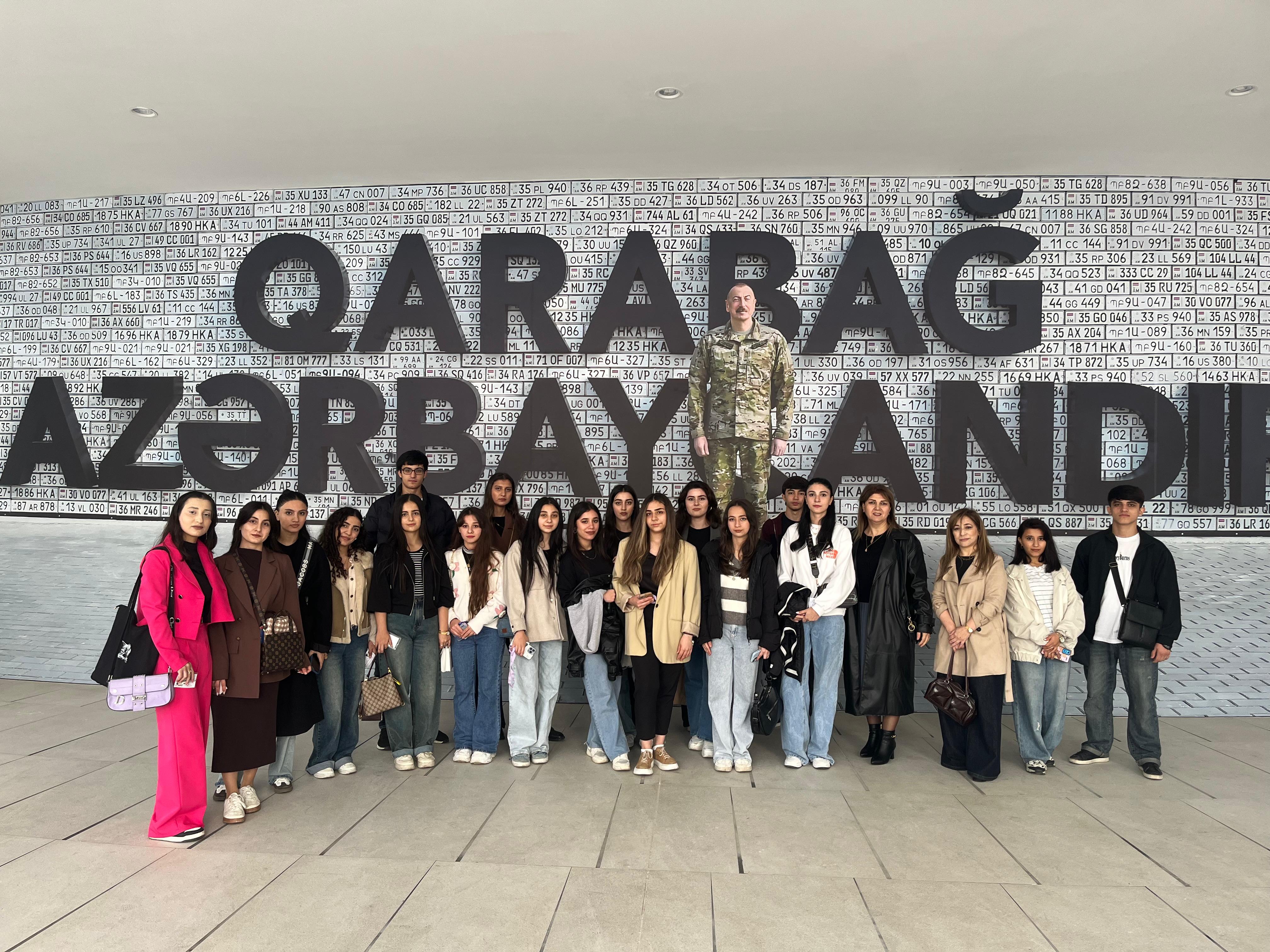 Bakı Texniki Kollecinin tələbələri Zəfər parkını ziyarət etdilər.