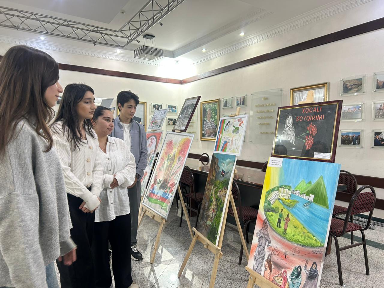 "Dirçələn Qarabağ, abadlaşan Xocalı" mövzusunda rəsm və inşa müsabiqəsi baş tutub.