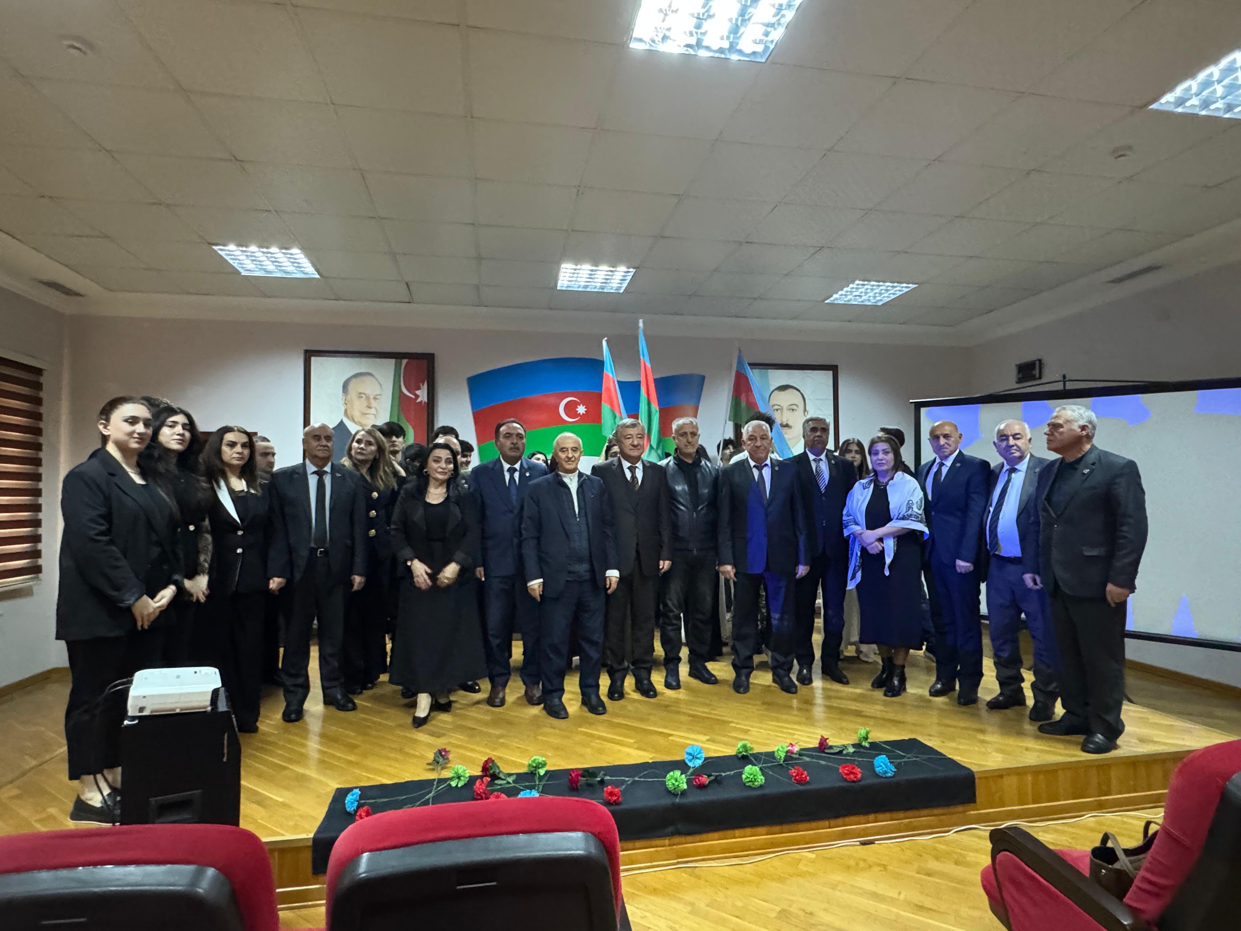 Bakı Texniki Kollecində Xocalı faciəsinə həsr olunmuş tədbir keçirildi.